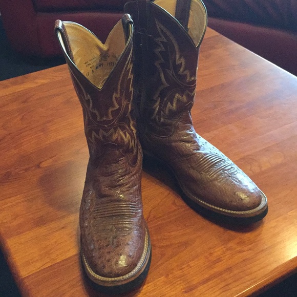 justin wedge sole boots